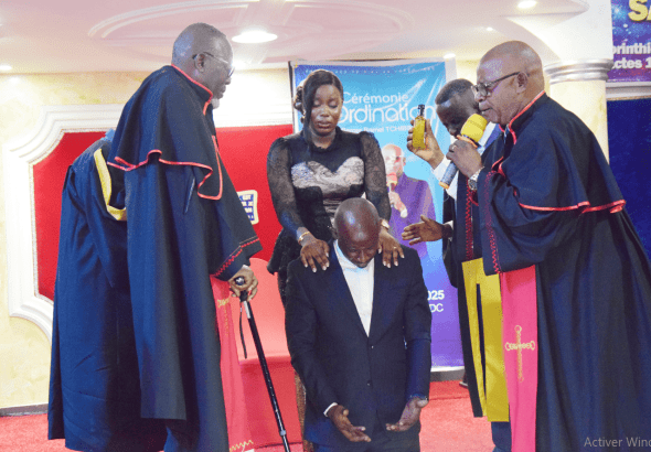 Le Berger Barnel TCHIBINDA ordonné Pasteur